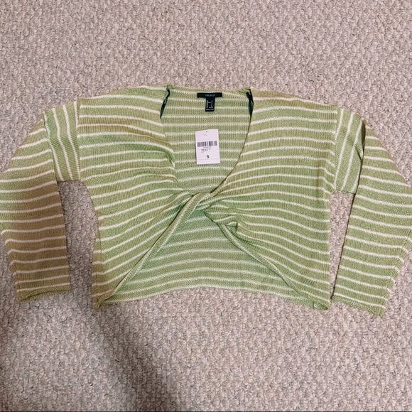 Forever 21 Striped Twist Sweater NWT - Picture 3 of 5